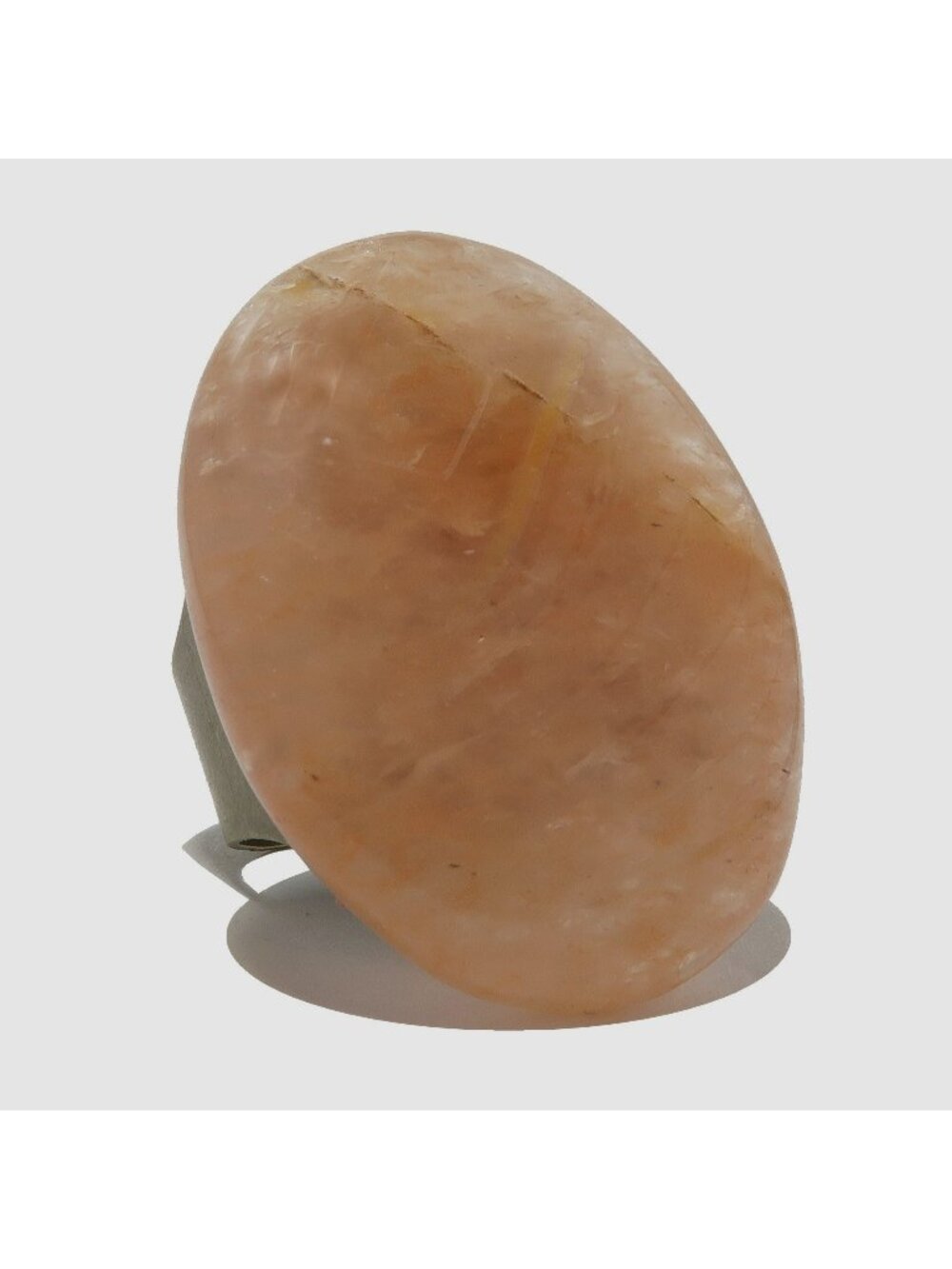 Red Aventurine Ring Big Power Stone Bronze Adjustable Sacral Chakra Jewelry Gift